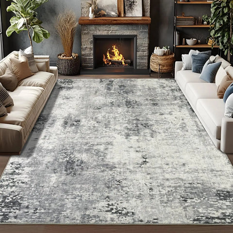 Navak Carpet Living Room Area Rugs Soft Large Modern Abstract Area Rug,  Boho Vintage Machine Washable Non Slip Carpet , Low Pile Rugs