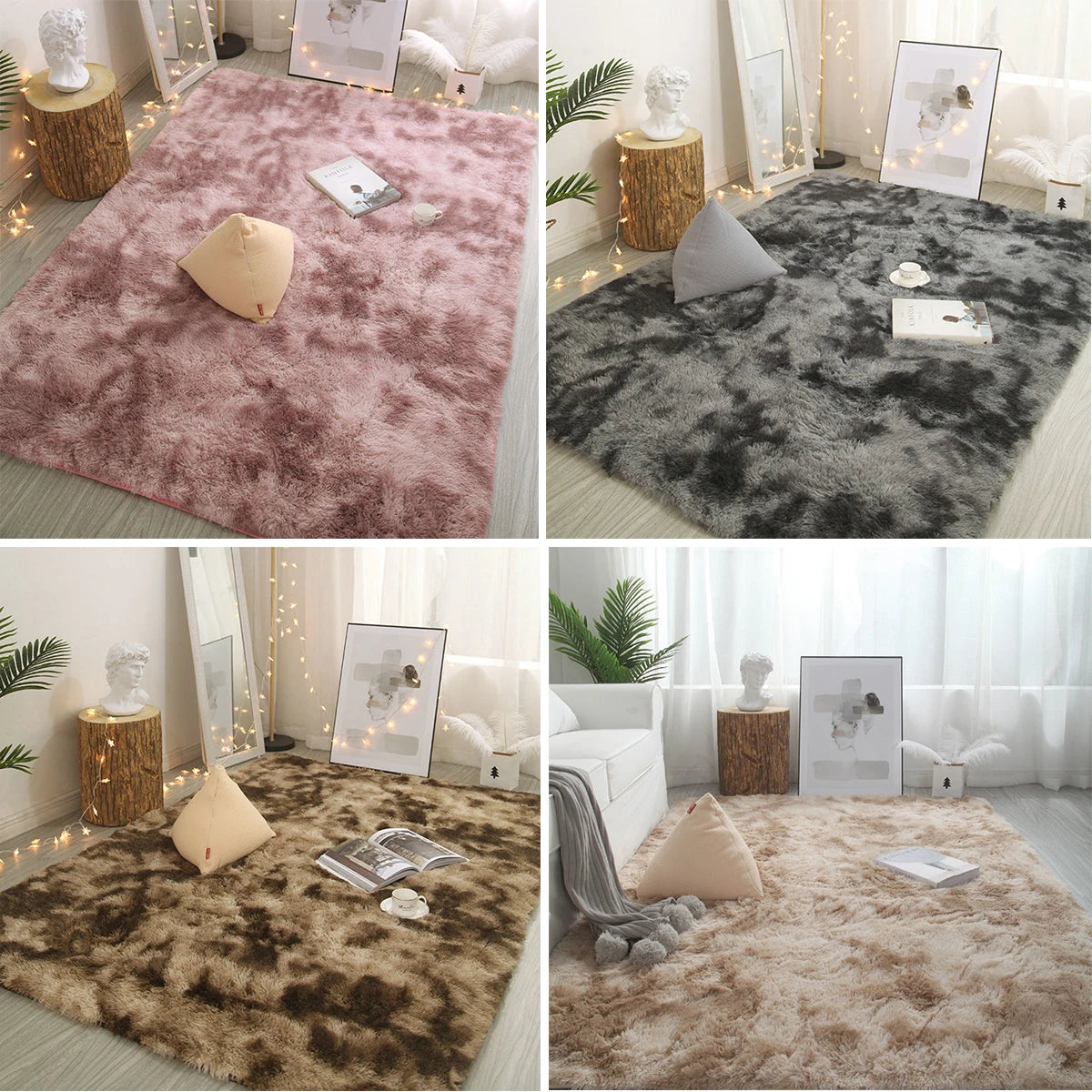 Navak Carpet Plush carpet living room Decoration Children bedroom carpet Fluffy Mat for hallway Non-slip Hair Rugs Bedside designs room Mat