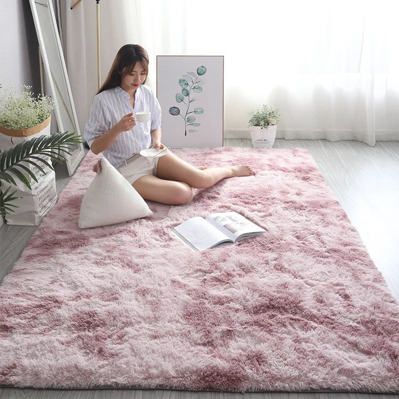 Navak Carpet Grey Living Room Large Carpet Hall Coffee Table Floor Mat 160x230 Children's room Bedroom Long Hair Fluffy Floor Covering Rugs
