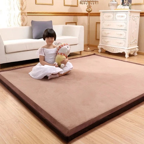 Navak Carpet Coral velvet padded non-slip carpet thick 3cm children's tatami mats bay windows custom mats Bedroom Lving Room Rug Floor Rugs