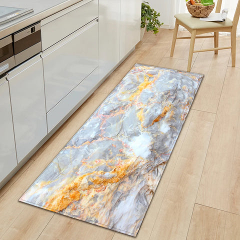 Navak Carpet Nordic Kitchen Mat Bedroom Entrance Doormat Home Hallway Floor Decoration Living Room Carpet Wood grain Bathroom Anti-Slip Rug