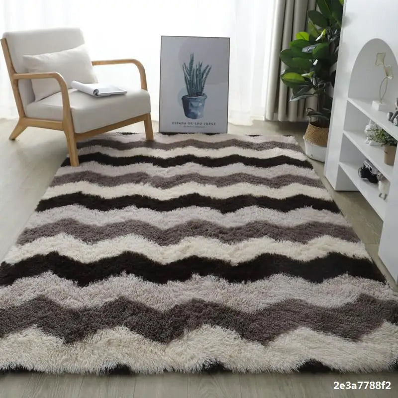 Navak Carpet Grey Living Room Large Carpet Hall Coffee Table Floor Mat 160x230 Children's room Bedroom Long Hair Fluffy Floor Covering Rugs