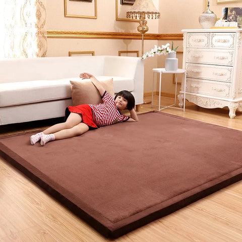 Navak Carpet Coral velvet padded non-slip carpet thick 3cm children's tatami mats bay windows custom mats Bedroom Lving Room Rug Floor Rugs