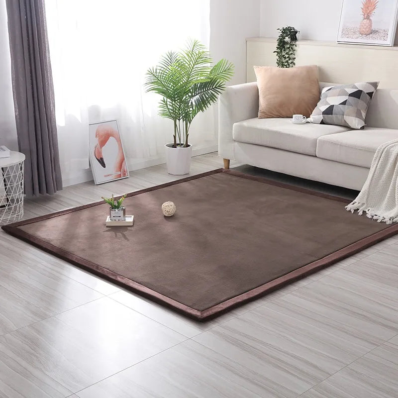 Navak Carpet Coral velvet padded non-slip carpet thick 3cm children's tatami mats bay windows custom mats Bedroom Lving Room Rug Floor Rugs