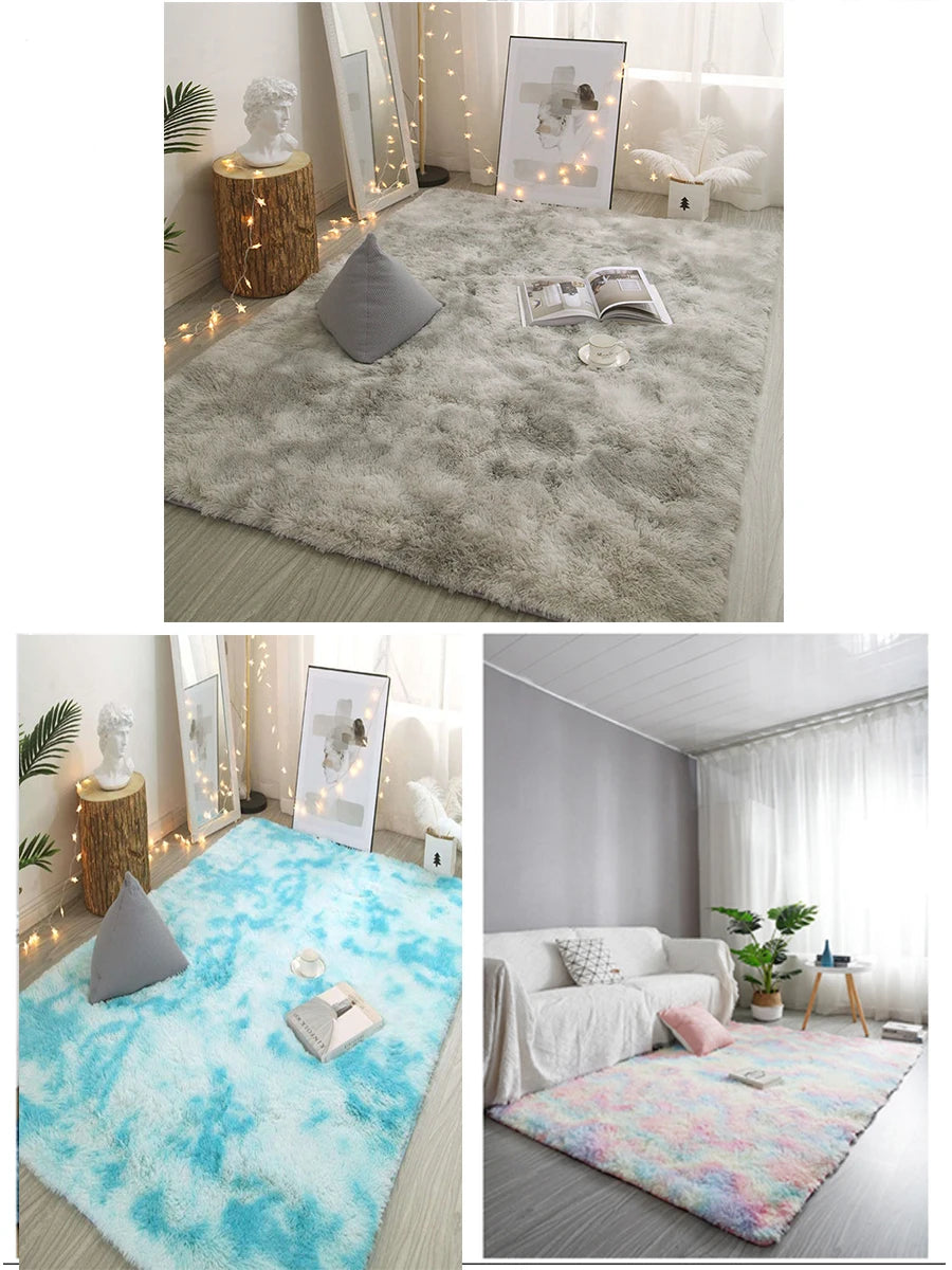 Navak Carpet Plush carpet living room Decoration Children bedroom carpet Fluffy Mat for hallway Non-slip Hair Rugs Bedside designs room Mat