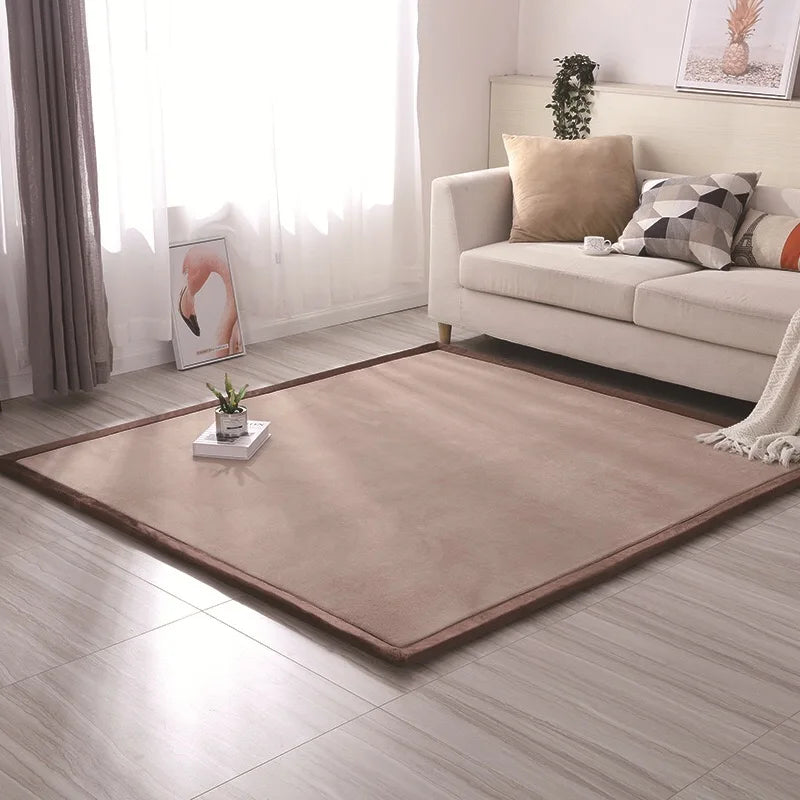 Navak Carpet Coral velvet padded non-slip carpet thick 3cm children's tatami mats bay windows custom mats Bedroom Lving Room Rug Floor Rugs