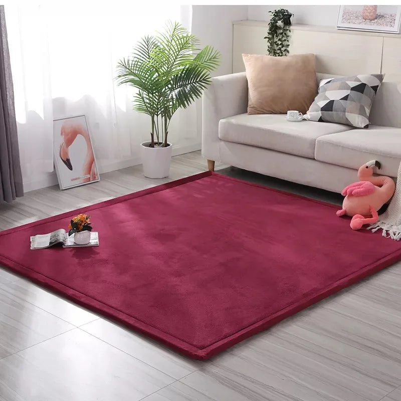 Navak Carpet Coral velvet padded non-slip carpet thick 3cm children's tatami mats bay windows custom mats Bedroom Lving Room Rug Floor Rugs