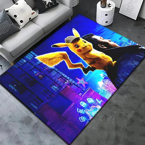 Navak Carpet Daily Picks Pokemon Cartoon Carpet Rug Living Room Bedroom Decoration Picnic Camp Kitchen Carpet Crawling Carpet Decoration