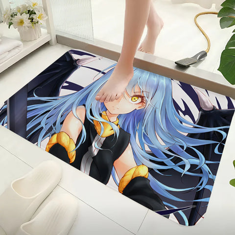 Navak Carpet Demon Slime Rimuru Tempest Hallway Carpet Non-Slip Laundry Room Mat Laundry Decor Balcony Child Living Room Toilet Rug