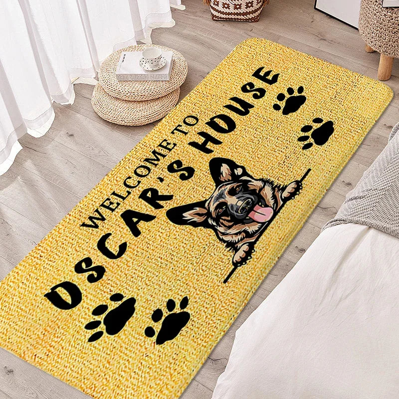 Navak Carpet Carpet for Bedroom Lovely Pet Foot Mat Cat Dog Entrance Doormat Custom Living Room Hallway Bathroom Rug Kitchen Accessories
