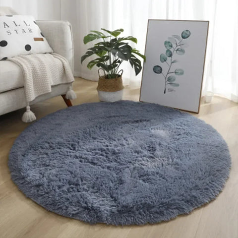 Navak Carpet Exclusive Picks Cute Non-slip round Soft Shaggy Rug Modern round Rugs for Kids Bedroom Fluffy Shaggy round Rugs for Baby Room