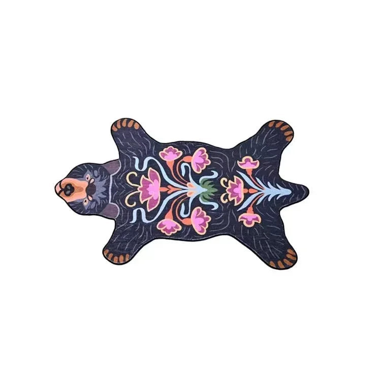 Navak Carpet Exclusive Picks Upgraded Material Creative Cute Animal Bedside Rug Living Room Bedroom Kitchen Bathroom Non-slip Carpet Rug Mat
