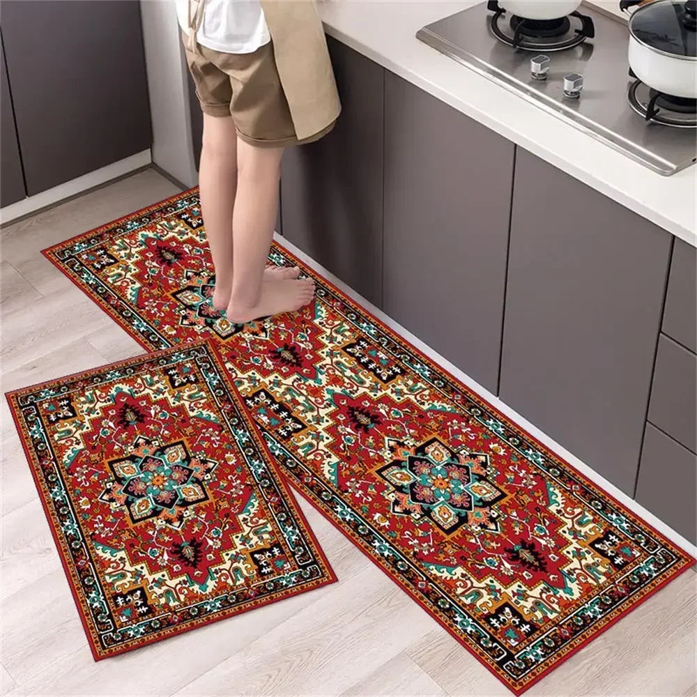 Navak Carpet Kitchen Carpet Mats for Floor Bedroom Living Room Long Bedside Area Rug Soft Washable Carpet Anti Slip Bathroom Entrance Doormat