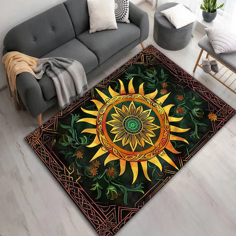 Navak Carpet Creative Carpet, Durable Door Mat Chair Mat Sofa Mat, Comfortable Printed Area Rug Appropriate for Hotel, Balcony, Hallway, Livi