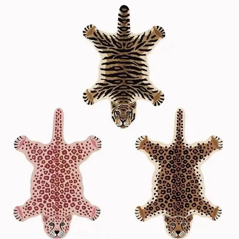 Navak Carpet Exclusive Picks Upgraded Material Creative Cute Animal Bedside Rug Living Room Bedroom Kitchen Bathroom Non-slip Carpet Rug Mat