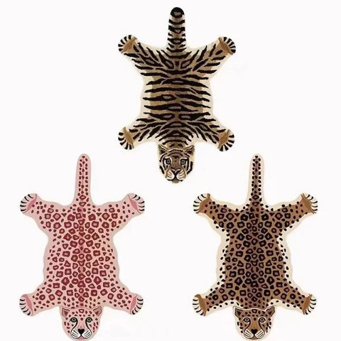 Navak Carpet Exclusive Picks Upgraded Material Creative Cute Animal Bedside Rug Living Room Bedroom Kitchen Bathroom Non-slip Carpet Rug Mat