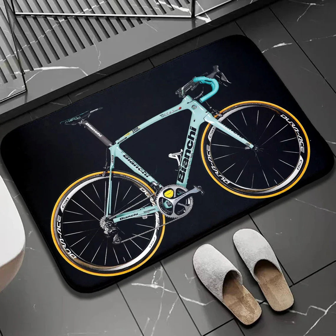 Navak Carpet 1Pc Bikers Indoor Outdoor Doormat Non Slip Bike Print Home Decor Carpet For Kitchen Bedroom Bath Foot Rugs Washabel Floor Mat