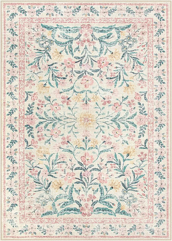 Navak Carpet Exclusive Picks Living Room Carpet, Middle Eastern Persian Mediterranean Retro Floral Floor Mat, Large Area Mat Home Decoration