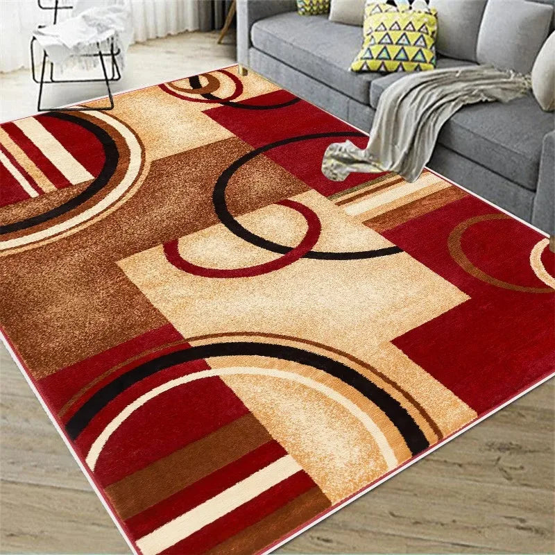 Navak Carpet Modern Geometric Lines Living Room Decor Carpet Bedroom Bedside Soft Foot Mat Home Kitchen Entrance Doormat Floor Mat