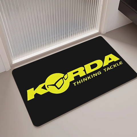 Navak Carpet K-Korda Fishing Logo Floor Mat Kids Room Bedroom Decoration Balcony Anti-Slip Doormat Living Room Welcome Rug