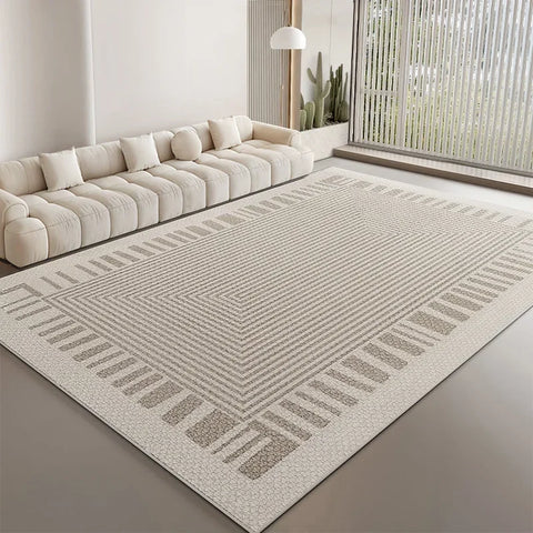 Navak Carpet Exclusive Picks Creme Style Bedroom Carpet Simply Bed Table Cushion Rug Light Luxury Living Room Full Sofa Coffee Home Decoration