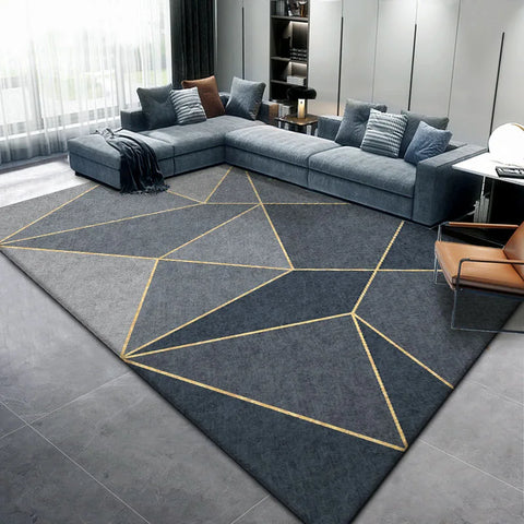 Navak Carpet Deluxe Grey Carpet Living Room Decoration Home Bedroom Carpet Lounge Rug Entrance Door Mat Foot  Area Rug Large  Nordic style