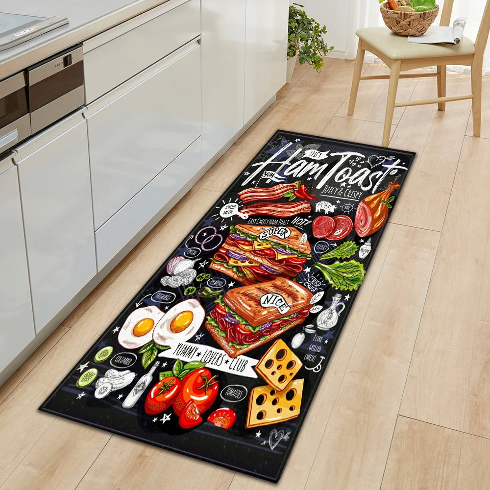 Navak Carpet Kitchen Rug Durable Home Entrance Doormat High-end Kitchen Mats for Floor Waterproof House Hold Washable Non-slip Large Carpet