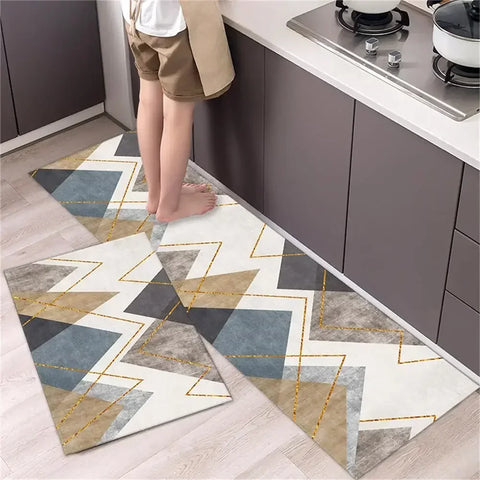 Navak Carpet Kitchen Carpet Mats for Floor Bedroom Living Room Long Bedside Area Rug Soft Washable Carpet Anti Slip Bathroom Entrance Doormat