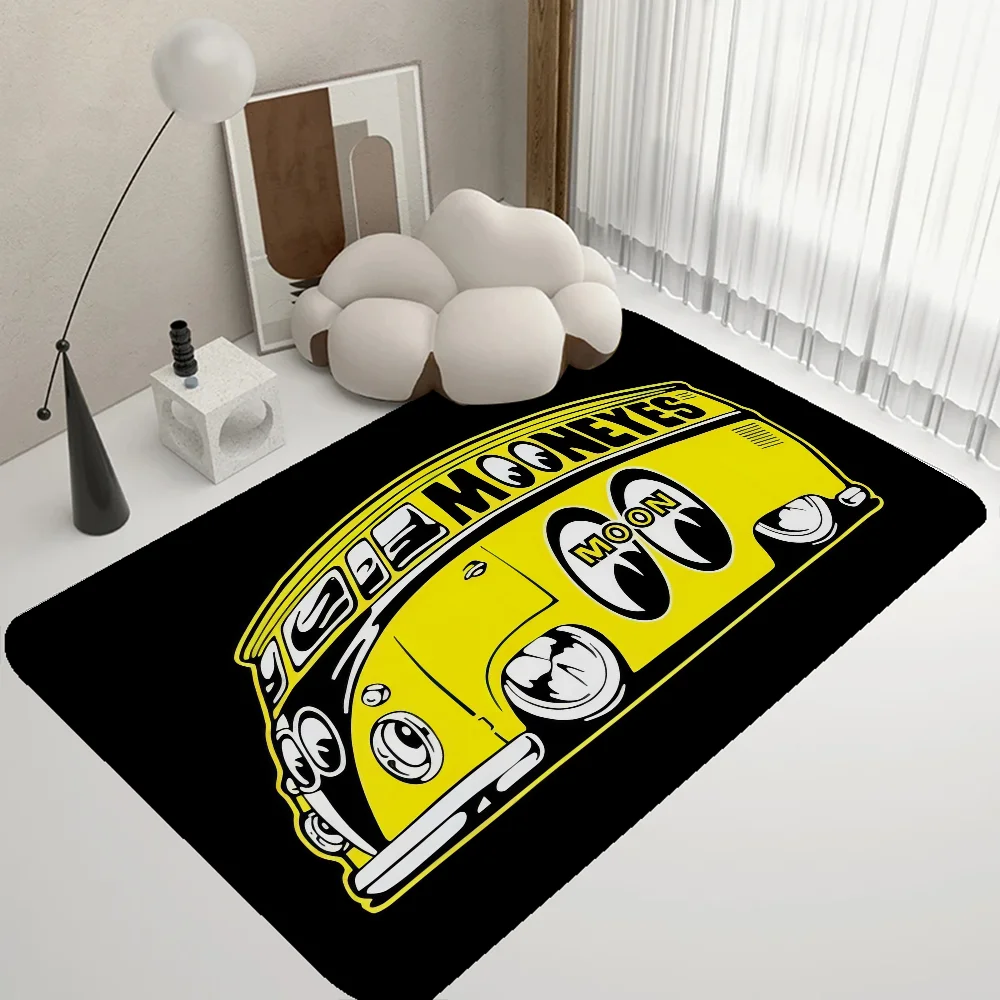 Navak Carpet Mooneyes Print Floor Mat INS Style Soft Bedroom Floor House Laundry Room Mat Anti-skid Bedside Area Rugs