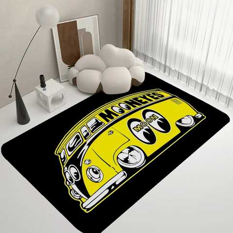 Navak Carpet Mooneyes Print Floor Mat INS Style Soft Bedroom Floor House Laundry Room Mat Anti-skid Bedside Area Rugs