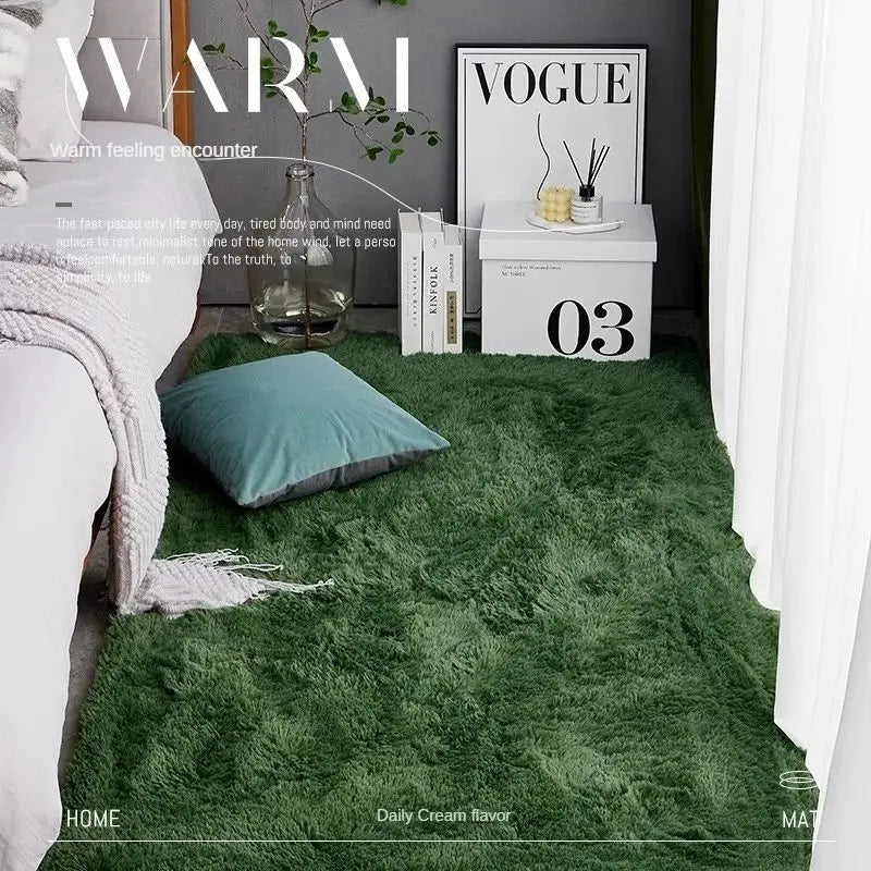 Navak Carpet Exclusive Picks Silk Wool Rugs Luxurious Green Carpet Bedroom Full Of Nordic Ins Living Room Coffee Table Bedside Girl Rroom