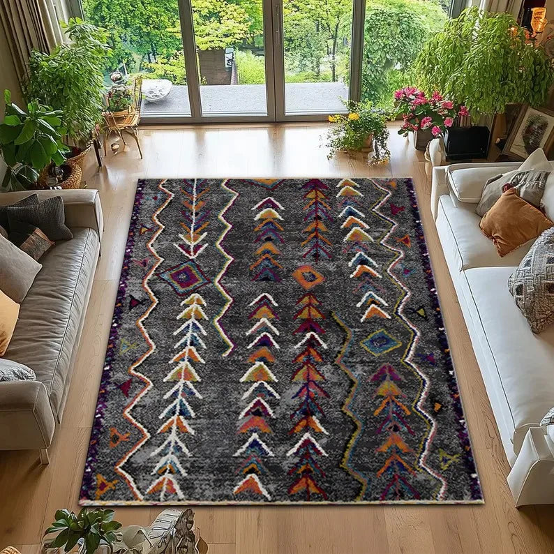 Navak Carpet Persian Retro Style Carpet Moroccan Leisure Rug Carpets for Living Room Living Room Decoration Washroom Floor Mat Rugs
