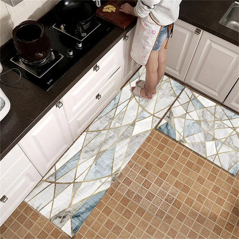 Navak Carpet Kitchen Rug Durable Home Entrance Doormat High-end Kitchen Mats for Floor Waterproof House Hold Washable Non-slip Large Carpet