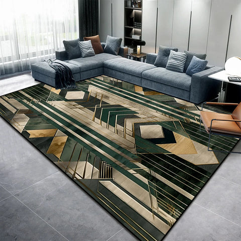 Navak Carpet Modern Abstract Living Room Carpet – Washable Area Rug for Bedroom, Lounge & Coffee Table, Home Decor Floor Mat