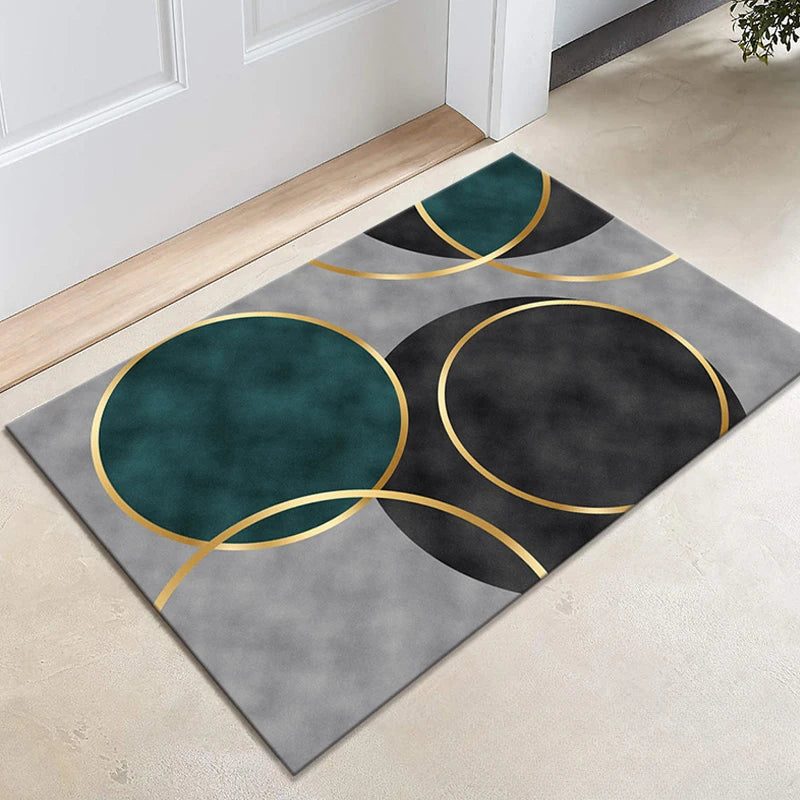 Navak Carpet Traditional Chinese Style  Diatom Mud Entrance Door Mat Antislip Home Outdoor Kitchen Rug Hallway Bathroom Porch Floor Carpet