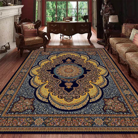 Navak Carpet Classic Persian Style Luxury Rug Elegant Washable Carpet for Living Room Bedroom Sophisticated Home Decor Floor Mat Kitchen Mat