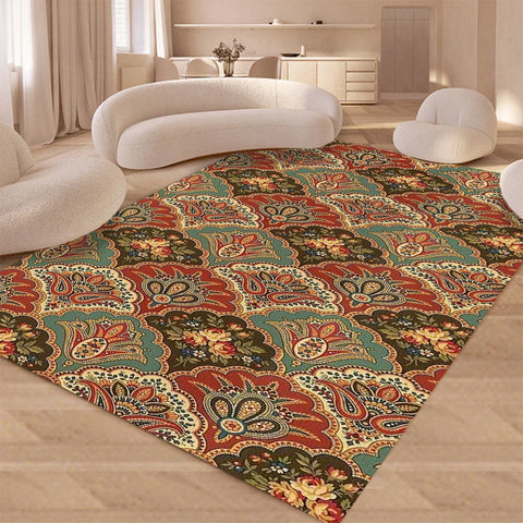 Navak Carpet Daily Picks Disney Living Room Carpet Persian Style Art Tea Room Carpets Soft Washable Balcony Rug Luxury Retro Bedside Rugs Tapis