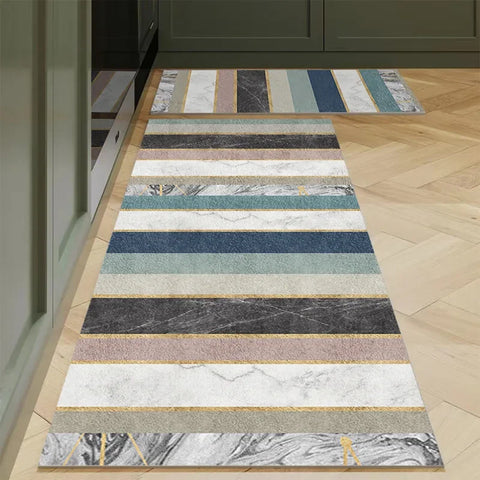 Navak Carpet Polyster Kitchen Carpet Mats for Floor Bedroom Living Room Area Rug Soft Washable Carpet Anti Slip Bathroom Entrance Doormat