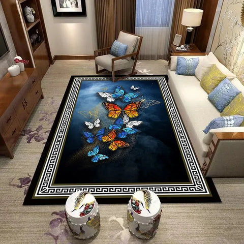 Navak Carpet Large Size New Chinese Rug, Floral Bird and Creative Pattern Living Room Mat, Home Decor Carpet, Diverse Scene Floor Cover