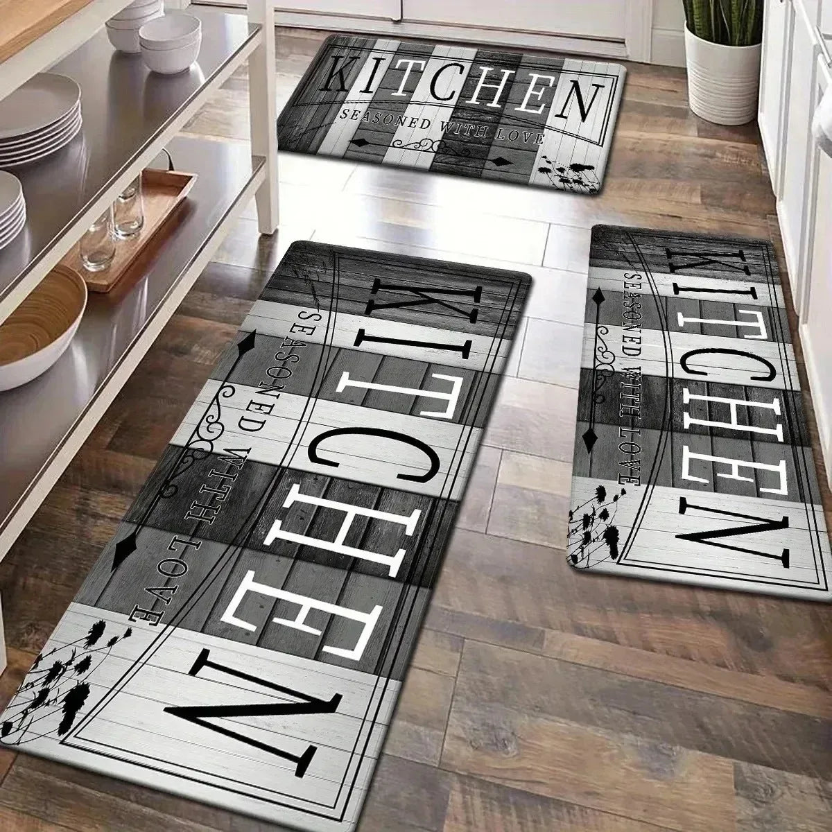 Navak Carpet 1PC Charactors pattern Kitchen Rugs Non-Slip Home Door Mats Pop design Bathroom Rugs Bath Mat Carpet for Home Sink Laundry Decor