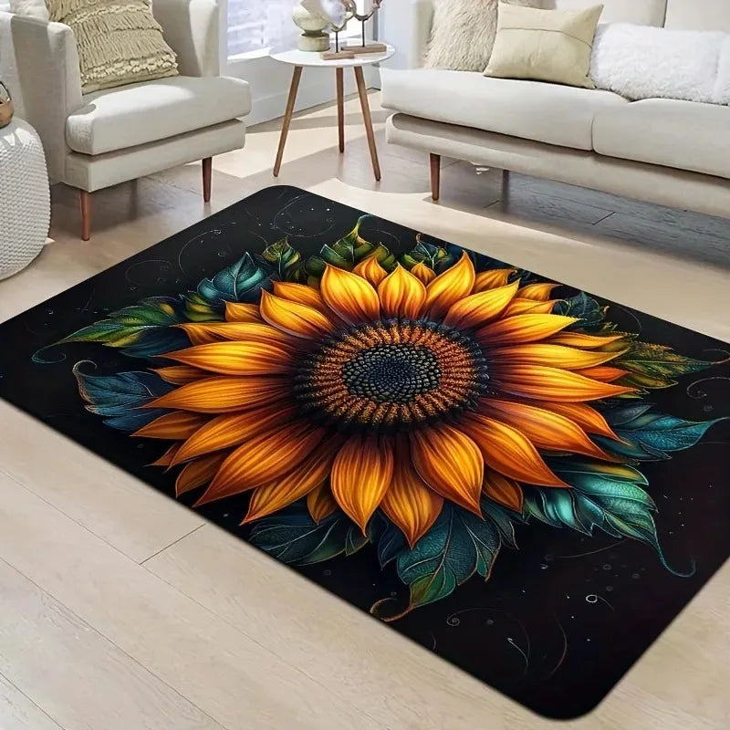 Navak Carpet 1PC Chicken Pattern Kitchen Rugs Non-Slip Home Door Mats Pop design Bathroom Rugs Bath Mat Carpet for Home Sink Laundry Decor