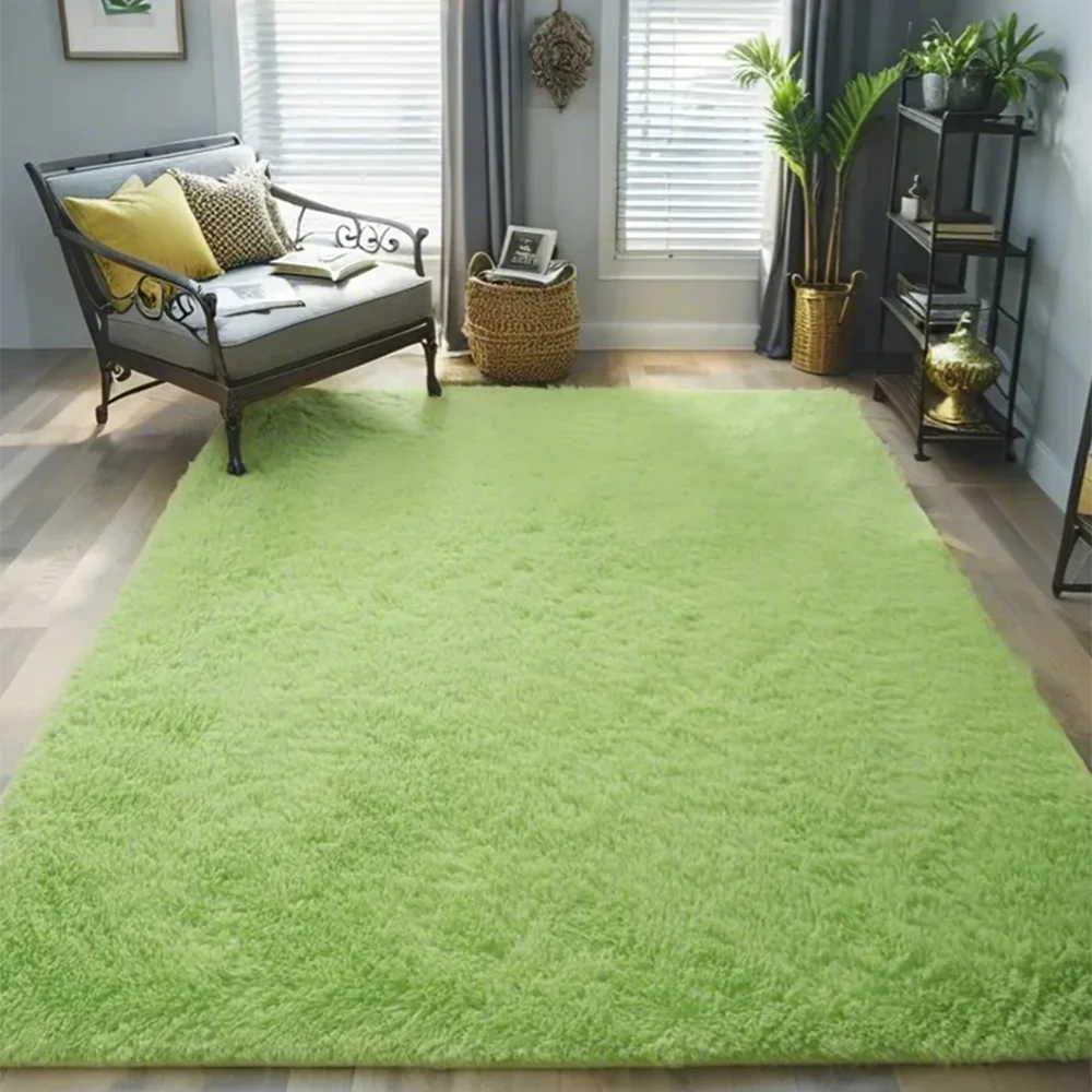 Navak Carpet Area Rugs For Bedroom Living Room Fluffy Fuzzy Shag Shaggy Soft Plush Gray Carpet Indoor Floor Gray Rug For Kids Home Dorm Decor