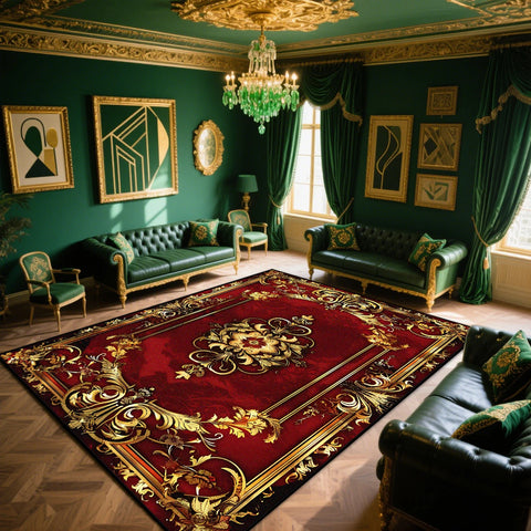 Navak Carpet Retro European and American Style CARPET FOR LIVE ROOM Large Room Rugs Bedroom Parlor Gaming Room Non-slip Rug Coffee Tables Mat