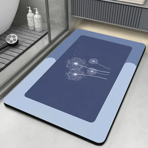 Navak Carpet Super Absorbent Bathroom Rug Bath Mat Floor Foot Mats Quick Dry Non-Slip Shower Pad Toilet Carpet Washable