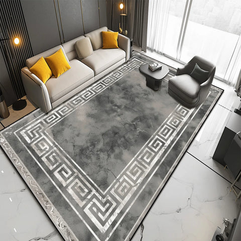 Navak Carpet New Nordic Style Carpets for Living Room Grey Purple Modern Room Decor Large Rug Home Non-slip Entrance Door Mat Bedroom Tapete
