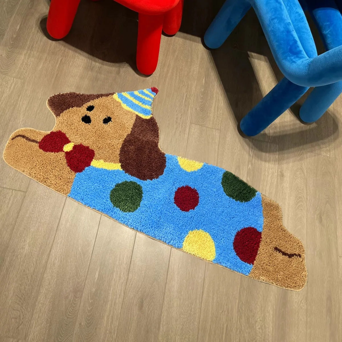 Navak Carpet Exclusive Picks 1pc Cartoon Animal Decorative Carpet Bedroom Carpet Fluffy Bedside Rug Faux Cashmere Floor Mat Soft Anti-slip Bath Mat