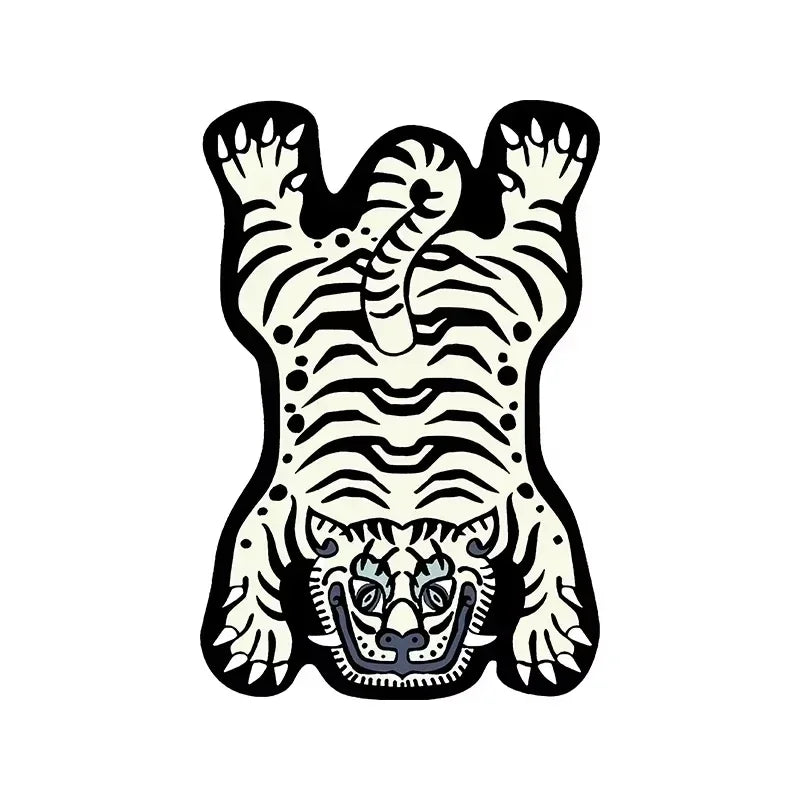 Navak Carpet Exclusive Picks Cartoon Tiger Carpet - Durable and Easy to Clean Home Decor Living Room Sofa Coffee Table Rug Bedside Rug for Bedroom