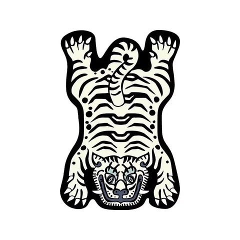 Navak Carpet Exclusive Picks Cartoon Tiger Carpet - Durable and Easy to Clean Home Decor Living Room Sofa Coffee Table Rug Bedside Rug for Bedroom