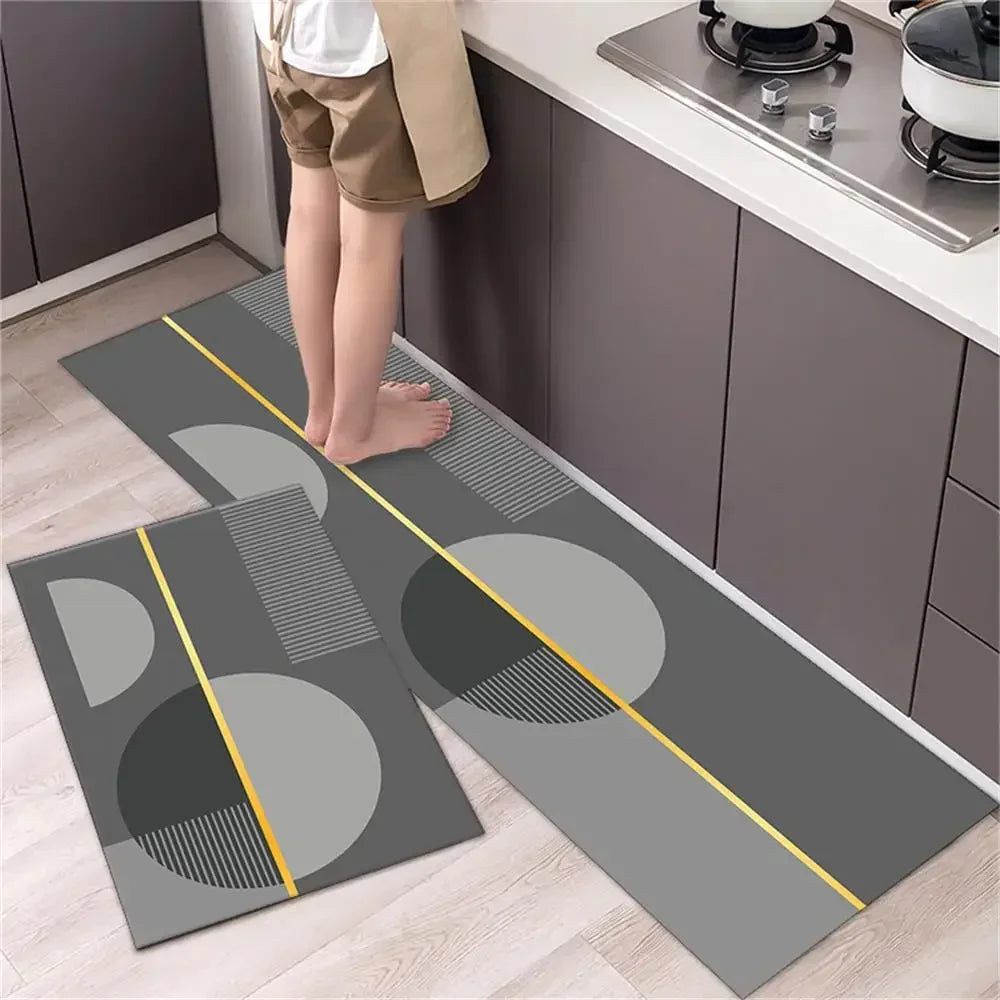 Navak Carpet Kitchen Carpet Mats for Floor Bedroom Living Room Long Bedside Area Rug Soft Washable Carpet Anti Slip Bathroom Entrance Doormat