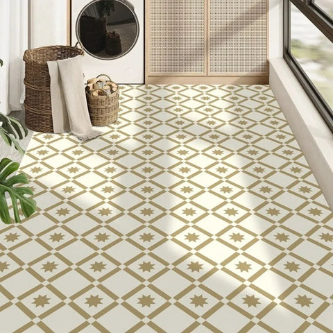 Navak Carpet PVC Leather Balcony Mat Waterproof Nonslip Kitchen Floor Mats Soft Wear-resistant Oilproof Rug Home Decor Carpet 러그 שטיח מַרבַד